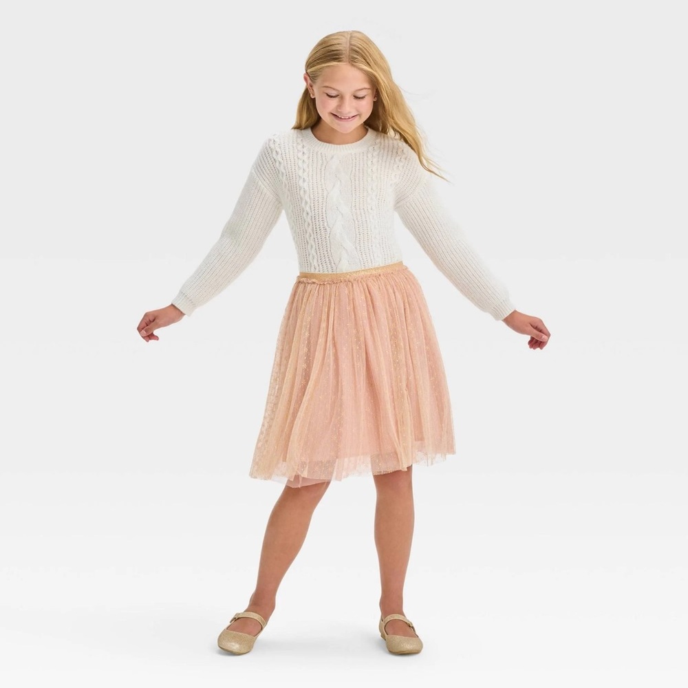 Cat & Jack Girl’s Embroidered Skirt